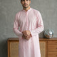 Foil Printed Cotton Blend Kurta ( HOPKO 035Pink )