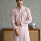 Foil Printed Cotton Blend Kurta ( HOPKO 035Pink )