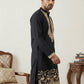 Men’s Designer Embroidered Kurta ( HOPKO 037Black )