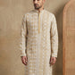 Embroidered Viscose Rayon Kurta ( HOPKO 043Beige )