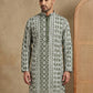 Embroidered Viscose Rayon Kurta ( HOPKO 043Green )