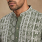 Embroidered Viscose Rayon Kurta ( HOPKO 043Green )