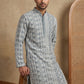 Embroidered Viscose Rayon Kurta ( HOPKO 043Grey )