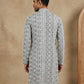 Embroidered Viscose Rayon Kurta ( HOPKO 043Grey )