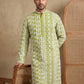 Embroidered Viscose Rayon Kurta ( HOPKO 043Pista )