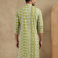 Embroidered Viscose Rayon Kurta ( HOPKO 043Pista )