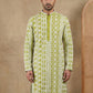 Embroidered Viscose Rayon Kurta ( HOPKO 043Pista )