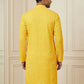 Embroidered & Sequinned Kurta ( HOPKO 159Yellow )
