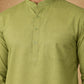 Men’s Cotton Blend Solid Kurta ( HOPKO 5144Olive )
