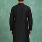 Premium Silk Solid Kurta ( HOPKO 5209Black )