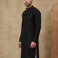 Embroidered & Sequins Cotton Kurta ( HOPKO 678Black )