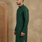 Embroidered & Sequins Cotton Kurta ( HOPKO 678Olive )