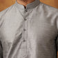Premium Silver Silk Kurta Pyjama ( HOPKP 030Silver )