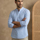 Men’s Blue Striped Short Kurta ( HOPSK 5394Blue )
