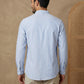 Men’s Blue Striped Short Kurta ( HOPSK 5394Blue )