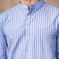 Men’s Blue Striped Short Kurta ( HOPSK 5394Blue )