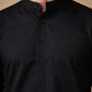 Black Casual Solid Short Kurta ( HOPSK 5397Black )