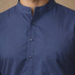 Blue Casual Solid Short Kurta ( HOPSK 5397Blue )