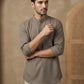 Brown Casual Solid Short Kurta ( HOPSK 5397Brown )