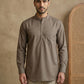 Brown Casual Solid Short Kurta ( HOPSK 5397Brown )