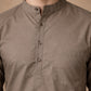 Brown Casual Solid Short Kurta ( HOPSK 5397Brown )