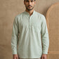 Pista Casual Solid Short Kurta ( HOPSK 5397Pista )