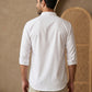 White Casual Solid Short Kurta ( HOPSK 5397White )