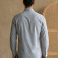 Men’s Blue Striped Short Kurta ( HOPSK 5456Blue )