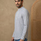 Men’s Blue Striped Short Kurta ( HOPSK 5456Blue )