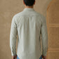 Men’s Green Striped Short Kurta ( HOPSK 5456Green )