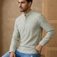 Men’s Green Striped Short Kurta ( HOPSK 5456Green )