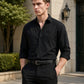 Solid Casual Shirt for Men ( RDSH 006Black )