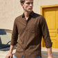 Solid Casual Shirt for Men ( RDSH 006Coffee )