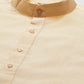 Jompers Men's Golden Dupion Silk Kurta with Churidar & Nehru Jacket ( JOKPWC G-D 4026Blue )