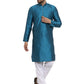 Jompers Men's Peacock Jacquard Kurta Only