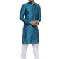 Jompers Men's Peacock Jacquard Kurta Only