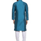 Jompers Men's Peacock Jacquard Kurta Only