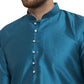 Jompers Men's Peacock Jacquard Kurta Only