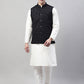 Men Sequins Embroidered Rayon Nehru Jacket