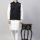 Men's Sequins Embroidered Rayon Nehru Jacket