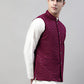 Men Sequins Embroidered Rayon Nehru Jacket