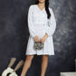 Women's Sequin Velvet A-line dress