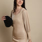 Shimmer Puff Sleeves bodycon dress
