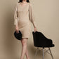 Shimmer Puff Sleeves bodycon dress