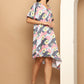 Floral Printed Asymmetric Dress For Women
