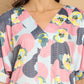 Floral Printed Asymmetric Dress For Women