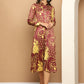 Floral Printed A-line Dress for Women