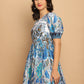 Printed Flared Dress For Women