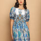 Printed Flared Dress For Women