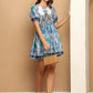 Printed Flared Dress For Women